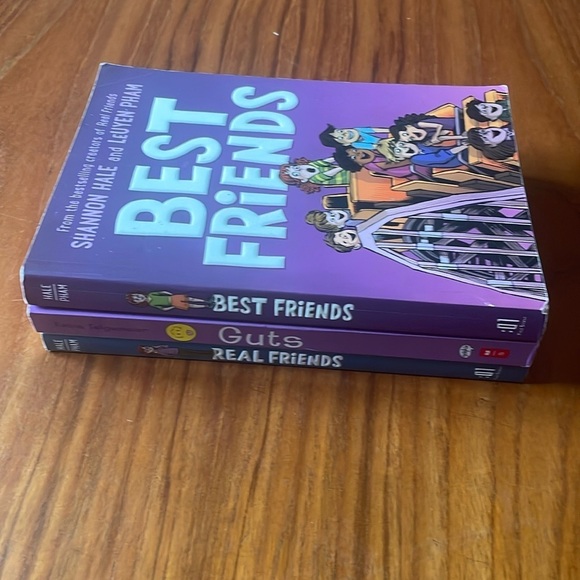 Graphic Novels Book Lot Set of 3 Best Friends Guts Real Friends - Picture 3 of 4